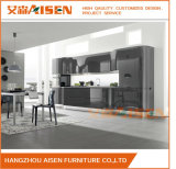 Black Modern Design Customize Lacquer Kitchen Cabinet