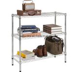 Easy Assemble 3 Tiers K/D Chrome Metal NSF Wire Shelf, Hot Sale for EU Home Shelves