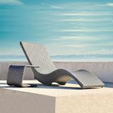 Swimming Pool Lounge Chair / Rattan Sun Lounge Chair (T504)