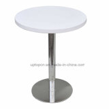 Leisure Style Stainless Steel Legs Coffee Shop Table (SP-RT113)