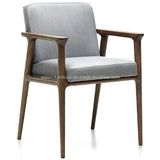modern Restaurant Furniture Wooden Dining Room Chair with Arm