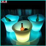 LED Illuminated Large Ice Bucket Bar Decoration Furnitures Design