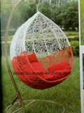 Outdoor Black Rattan/Wicker Swing Hanging Chair in Patio Furniture (LL-RST008)