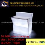 Modern Indoor and Outdoor LED Furniture PE Glowing Bar Table