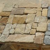 Natural Slate Yellow Gneiss Outside Loose Wall Stone (SMC-FS002)