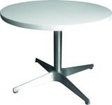 HPL Round Wooden Top End Lamp Side Sofa Coffee Table