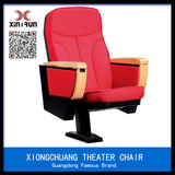 Folding Cover Fabric Wooden High Back Auditorium Theater Chair Aw1546