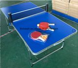 MDF Camper Table with Aluminum Lamp Holder Pingpong Table