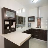 Manufacturer Wood Veneer/HPL Wholesale Modular Kitchen Cabinet