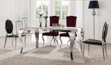 Exquisite Design Square Shape Perspex Dining Table Set