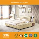 A1009 Bedroom Leather Box Bed