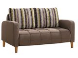 Double Seat Folding Couch for Hotel or Living Room Sofa Bed Mechanism