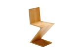 Classic Wood Dining Room Furniture Zig Zag Chair