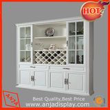 Wooden Display Cabinets with Wine Storage