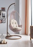 Wicker Rattan Swing Chair with Stand