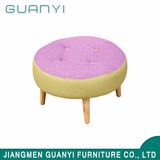 2017 Vintage Round Wooden Legs Footstool