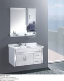 Wall Mounted Hang Bathroom PVC Cabinet