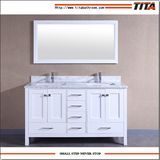 2017 Hot Selling Solid Wood Bathroom Cabinet T9199-60W/72W