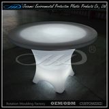 PE Rechargeable Colorful Plastic Shell LED Garden Table
