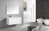 Galss Basin and PVB Bathroom Cabinet