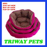 Cheap Comfort Dog Cat Pet Beds (WY161063-2A/C)