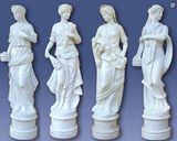Oriental Garden Statues Fat Lady Art Sculpture