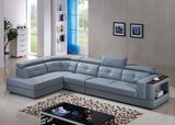 U Shaped Sectional Leather Sofa