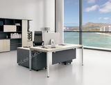 L Shape Modern Simple Office Wood Furniture Excutive Office Desk (BL-BMYDB20B)