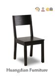 Wooden Dining Chair for Fast Food Solid Wood with Plywood Backrest (HD915)
