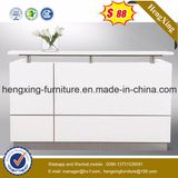 Modern High Glossy Office Table White Salon Reception Desk (HX-5N227)