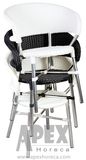 Snack Bar Chair (AS1060AR) Restaurant Chair Cafe Furniture Wicker Chair