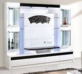 Living Room Wooden TV Display Cabinets with LED Light