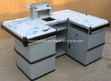 Supermarket Cash Counter with Entrance Bars