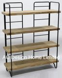 4 Tier Antique Vintage Decorative Wooden/Metal Shelf Price Holder