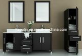 Double Sink Solid Wood Modern Bathroom Vanity (BA-1123)