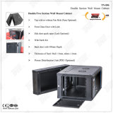 Two Section Network Cabinet Front and Rear Door Can Open for Wall Mounted