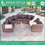 Rattan Corner Sofa Set Outdoor Wicker Sofa Set Combination Patio Sofa (Magic Style)