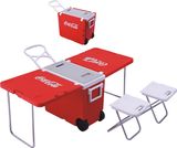 Plastic Cooler Box with Wheels