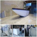Hospital Boat Shape Front Desk Reception Counter Modern Boat Shape Reception Desk