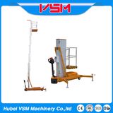 4m to 10m Single Mast Aerial Work Platform or Lift Table with Ce Certificate