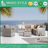 Garden Rattan Sofa Set with Sunproof Cushion Outdoor Wicker Single Sofa Wicker Weaving Combination Sofa Set Patio Sofa Set