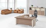 Modern Fashionable Melamine Comfortable Reception Metal Executive Table
