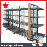Arc Supermarket Shelving with Wire Back Wire Shelf