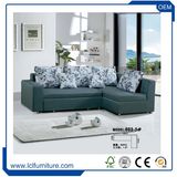 Soft Fabric Cover Sofa Metal Frame Folding Sofa Bed