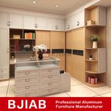 Customized Yellow Sandalwood Modern Metal Home Furniture Aluminum Wardrobe