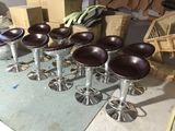 Retro Aluminium Bar Stool Chair