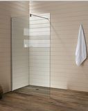 Clear Tempered Glass Bathroom Simple Bathtub Screens (T1)