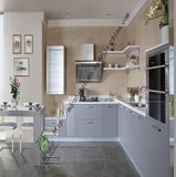 New Design Wood Veneer Kitchen Cabinet