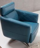 Modern Italian Style Wooden Leather Seat Leisure Chair (TG-DY08)