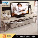 The White Glass TV Stand for Living Room Furniture